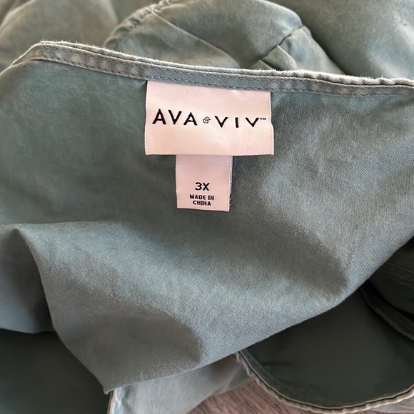 Ava & Viv balloon sleeve dress size 3X SKU 18 1066 - Picture 7 of 8